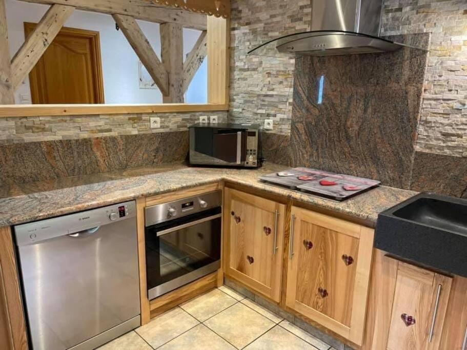 Chalet Spa Le Diamant Nathalie Mn La Rouge Ла Брес Екстериор снимка