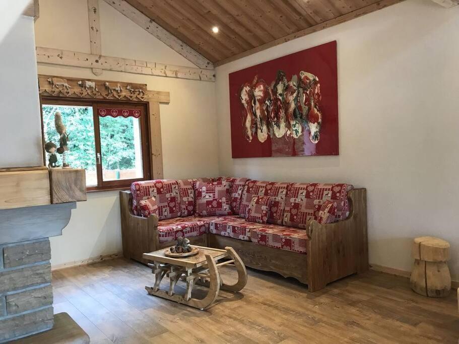 Chalet Spa Le Diamant Nathalie Mn La Rouge Ла Брес Екстериор снимка